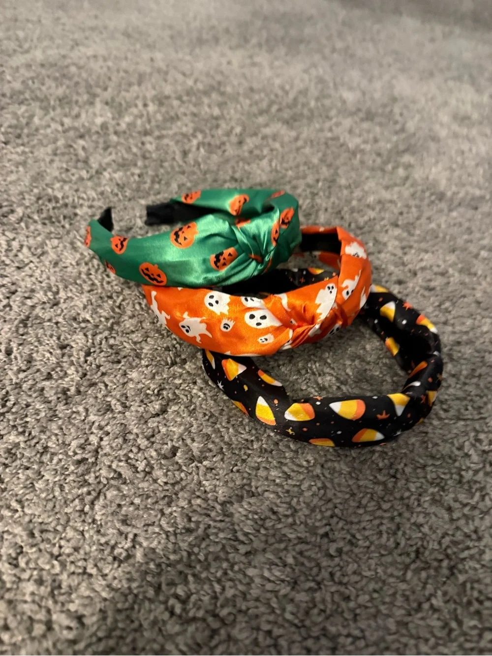 Halloween Headband Set - Candy Corn, Ghosts, Pumpkins